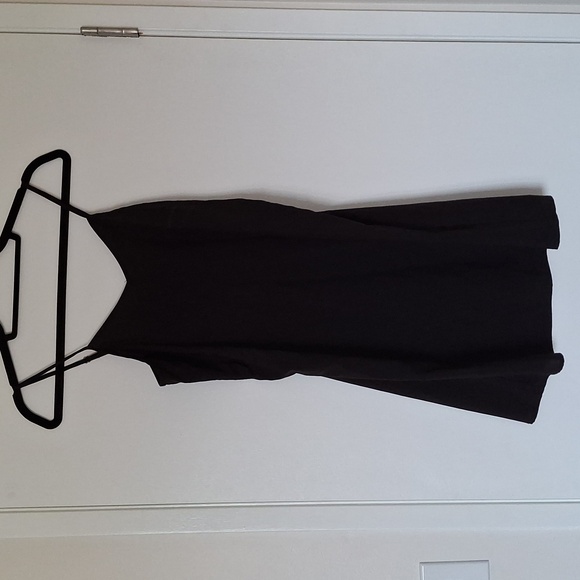 Modcloth XS Patterned Sheer Midi Shirtdress with Detached Slip & Tie Waist - Picture 6 of 6